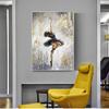 Elegant Ballerina Figure Art Canvas Painting Modern Wall Art Posters Prints Wall Pictures for Living Room Home Cuadros Decor