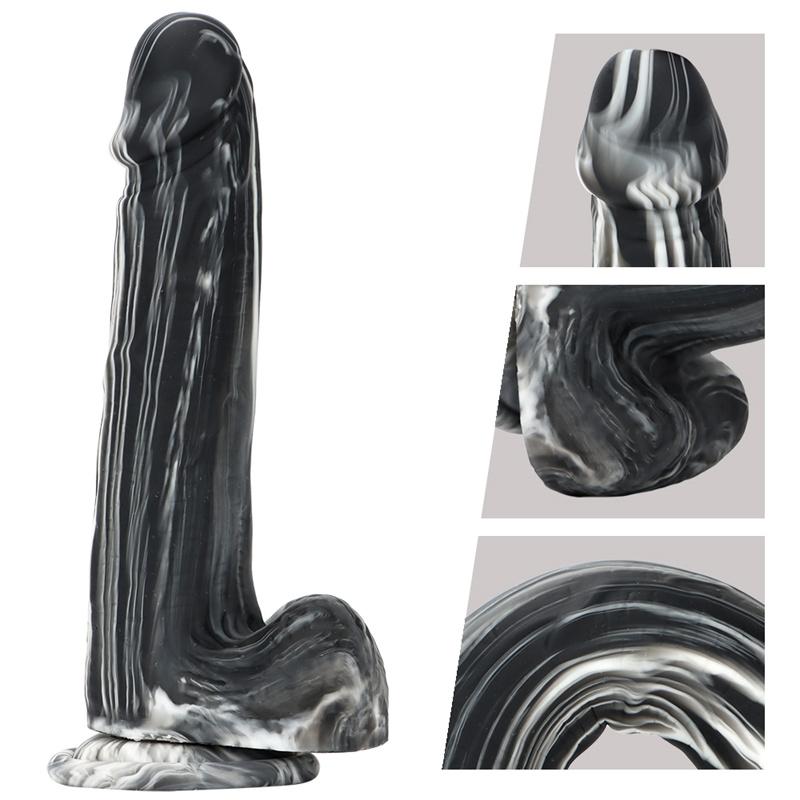 Woman's Liquid Silicone Soft Simulation Big Dildo Dildo Masturbation Device Backyard Anal Plug