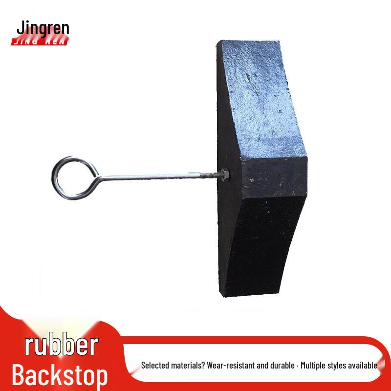 Heavy-Duty Rubber Wheel Chock