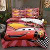 3D Digital Printing Car Story Three-Piece Cartoon Animation Bedding Kit