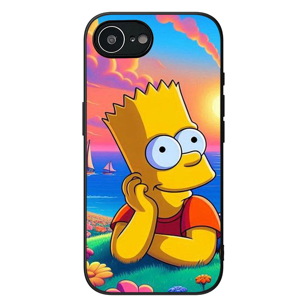 S-Simpsons Comics Bart Phone Case for Apple iPhone 12 13 Mini XS 11 Pro Max 7 8 Plus + XR 8+ X SE 2020 SE3 Protective Cover