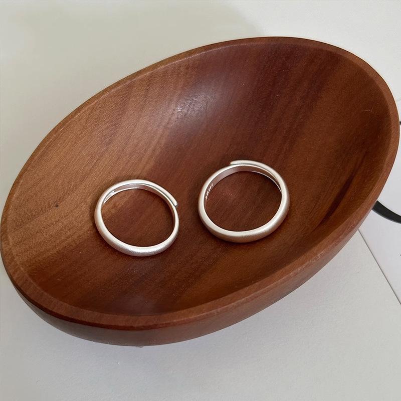 

Парные кольца Шикарные Современные Гладкая отделка Регулируемые Высококлассный Медный Дизайн Геометрические J3680 Thick