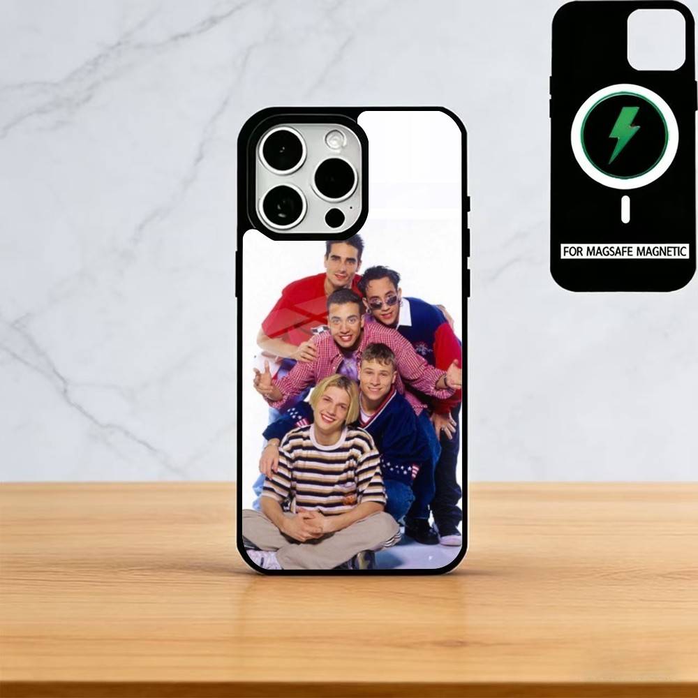 

B-Backstreet Boys BSB Чехол для телефона для iPhone17,16,15,14,13,12,11 Plus,Pro Магнитный для Magsafe Беспроводная зарядка iPhone17