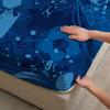 1 Football Digital Printed Frosted Fitted Sheet,bedroom Printed Bed Cover,bedding(No Pillowcase)