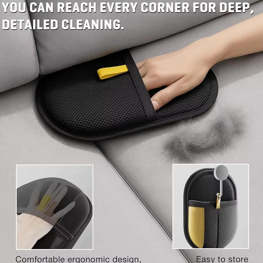 Gants Électrostatiques 2X Plus Rapides pour l'Épilation Lavables Réutilisables pour Chiens Chats Toilettage et Solution Contre la Perte de Poils