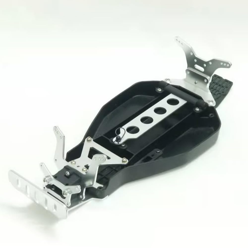 Kingfly Aluminum Shock Absorber Front Support Plate for DT-02 Buggy Kumamon Version/Super Fighter G/Desert Gator