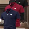 AS940 Black Panther Sommerkollektion Neue Farbblock-Herren-Golf-Dreiteiler, Mehrere Poloshirts, Business Casual Kurzarmhemden