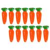 SUPVOX Artificial Carrots, Set of 12, Resin Miniature Carrot Decorations, Desktop Decorations for Easter, Home Decor and Gifts