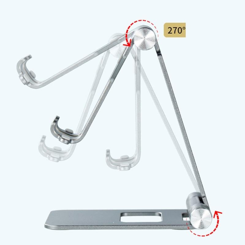 Cellphone Holder Angle Height Adjustable Holder Universal for Phone Tablet Foldable Support Stand Tabletop Phone Cradle