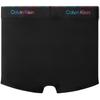 Calvin Klein Colorful Jacquard Waistband Lightweight Anti-Chafing Boxer Briefs Men Underwear Space-Black NB4235