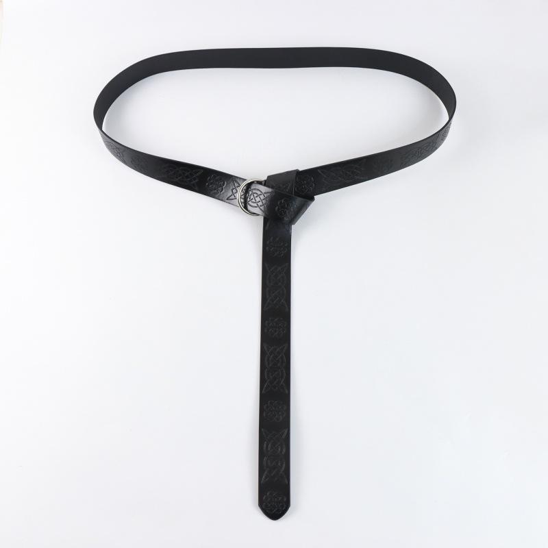Mittelalterlicher keltischer Halloween PU Ledergürtel Kostüm Requisite