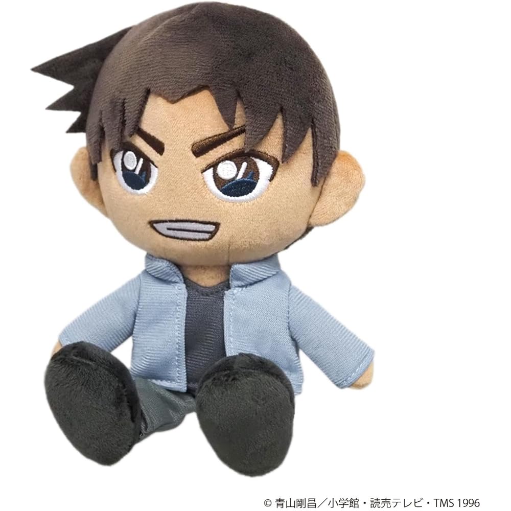 Sanei Detective Conan Fuwafuwa Friends Heiji Hattori Plush Toy 11x8x16 cm