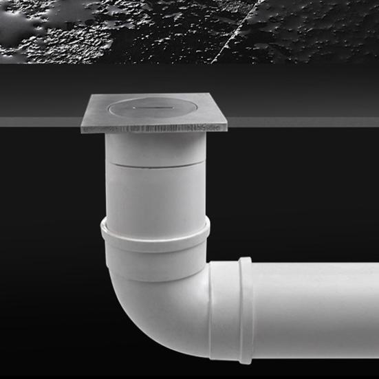 Ralo de Piso em Aço Inoxidável Design de Alto Fluxo Fácil Instalação Ralo Quadrado para Chuveiro Acessórios para Banheiro Cozinha Varanda