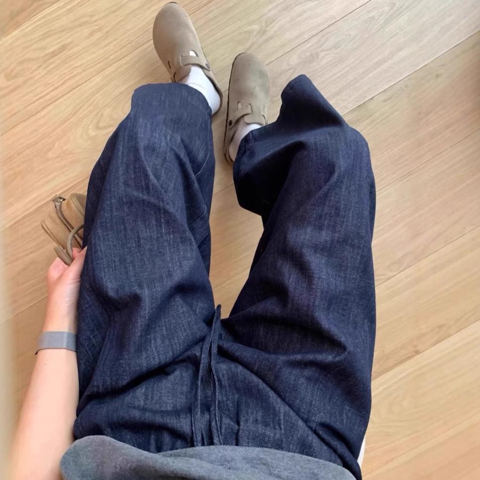 Women's Summer Lightweight, Loose-Fitting, Slimming Wide-Leg Pants: Solid-Color, Relaxed-Fit Straight-Leg Pants
