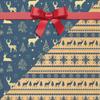 Festival Decorative Paper Seasonal Kraft Paper Sheets Christmas Wrapping Paper Christmas Reindeer Gift Wrap For Parties Presents