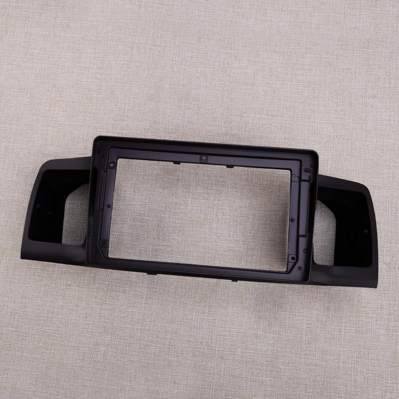 Car 9inch Stereo Radio Fascia Panel Frame with Harness Black Fit for Toyota Corolla EX 2007 2008 2009 2010 2011 2012