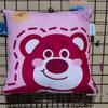 Happy Strawberry Bear 2-in-1 Pillow Blanket