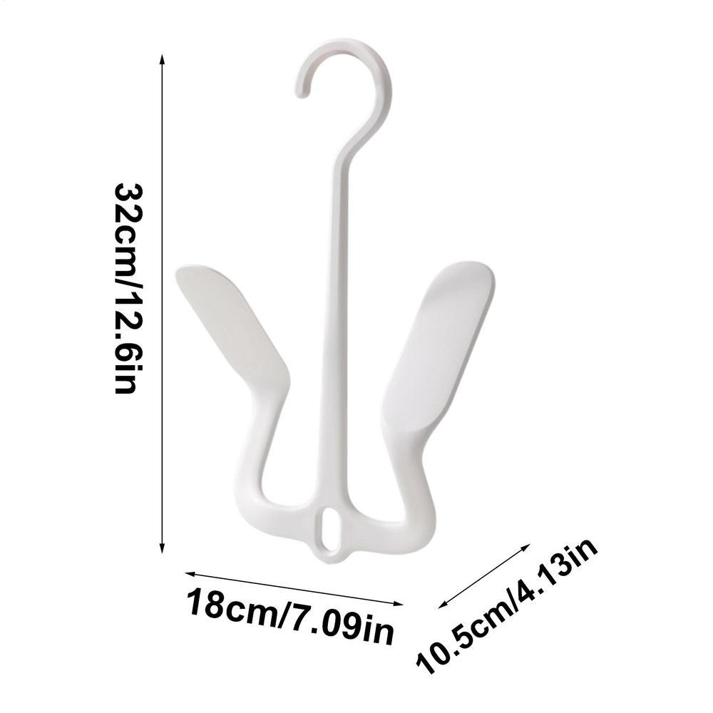 Shoe Drying Rack Clothes Hanger Hook Organizer Household Space-saving Wardrobe Storage Shoe Drying Holder Plastic Storage Rack