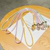 Candy Full Diamond Round Bead Phone Lanyard Crossbody Strap Rope Crystal Bling Hanging Cord Chain Anti-lost Universal