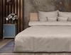 Beige Damask Bedding, 1cm Stripes, 160x200 + 2x70x80 Matex