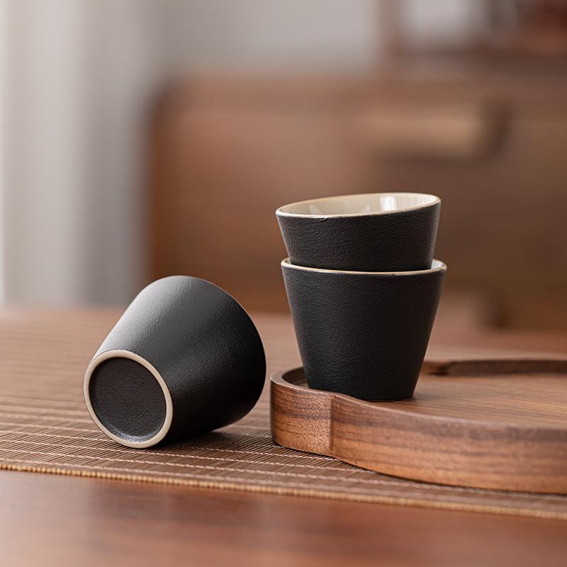 Černá keramika Juxiang šálek Zen pití čaje malý šálek domácí šálek jeden šálek osobní speciální mistrovský šálek kung fu čajová souprava