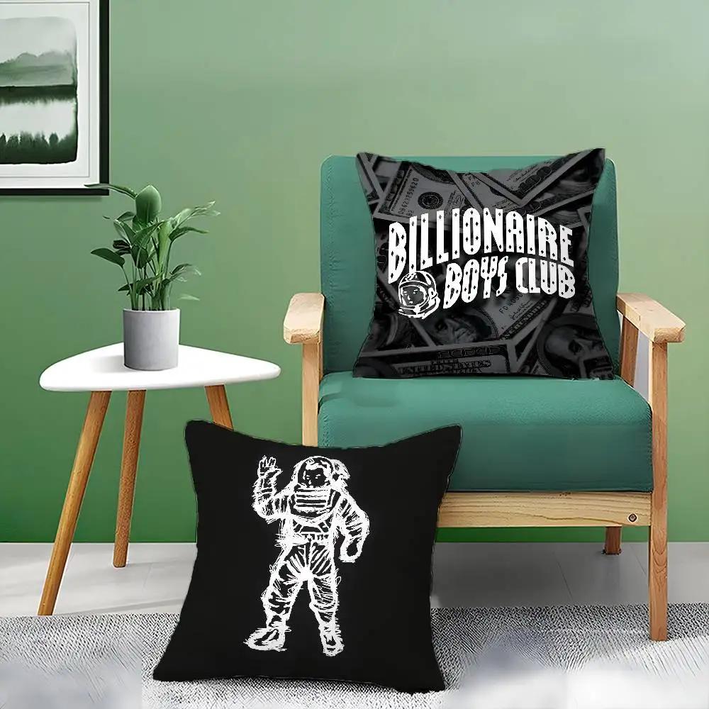 Fashionable Printing Billionaire Boys Club Pillow Case Comfort Sofa Bed Silky Elegant Invisible Zipper Decorative Cushion Cover