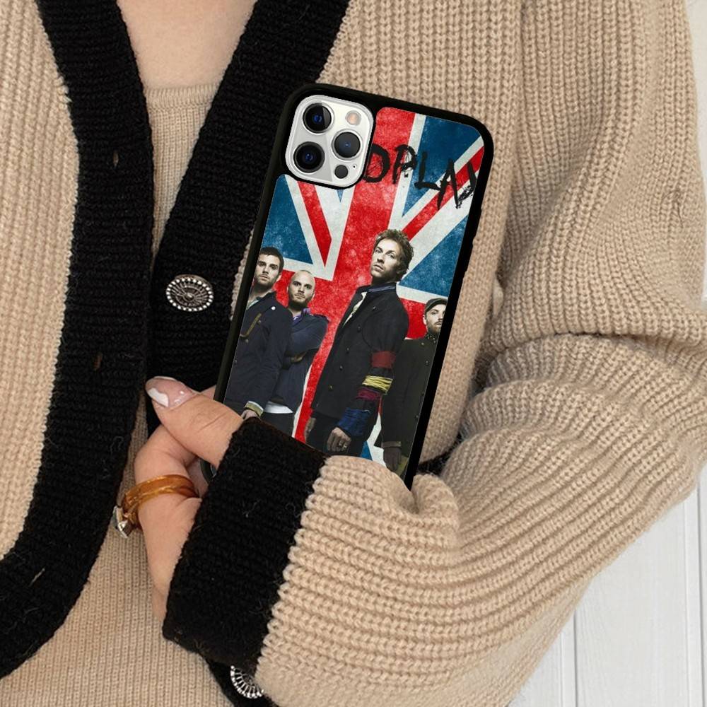 Pop Rock Band C-Coldplay Phone Case For Iphone 16 15 14 13 12 11 Pro Max Plus Shockproof TPU+PC Hard Case