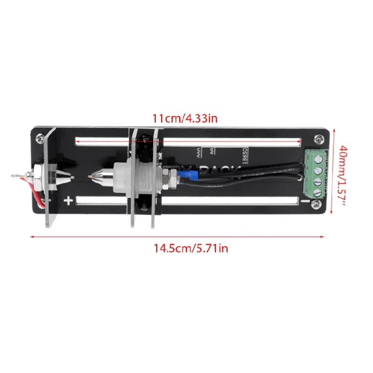 4 Wire Battery Holder Battery Resistance Capacity Test Holder Easy to Carry for 18650 26650 21700 3A Batteries