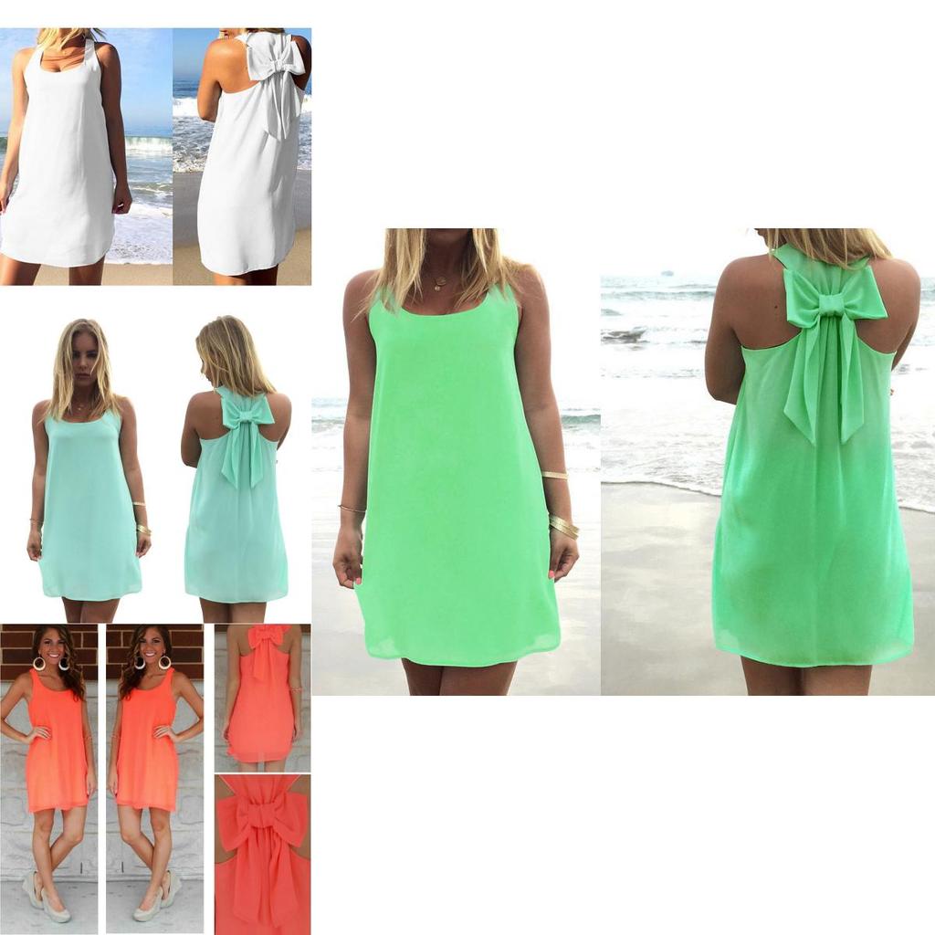 Luxurious Summer Beach Seaside Vacation Sexy Dew Shoulder Chiffon Dress For Women