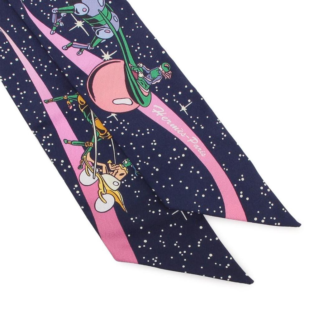 Scarf Bandana Twilly Multicolor Navy H063573 S 05 [Hermes] Women's [Item]