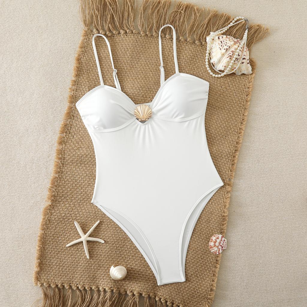 Fashion Strap Slim Fit Backless One Piece Bikini Swimsuit For Summer Beach