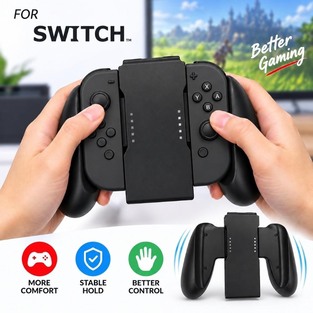 Ergonomic Grip Game Controller Grip Gaming Controller Accessory Extended Gaming Sessions