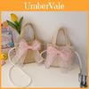 Childrens Straw Bag With Fruit Pattern Kids Casual Woven Handbag For Daily Use