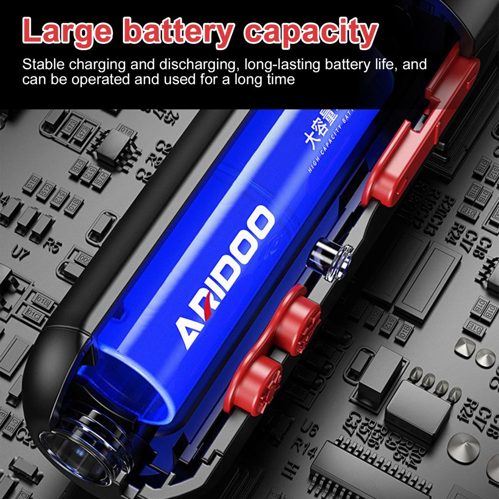 Electric Screwdriver Set Cordless Screwdriver Strong Magnetic Attraction, High Concentricity Emergency Lighting, One