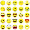 50 Smiley Face Stickers: Creative, Cute, Waterproof Decorations for Diaries, Luggage, and Cars