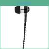 Fashion Zipper Headphones With Premium Sound And Stylish In-ear Design For Comfort