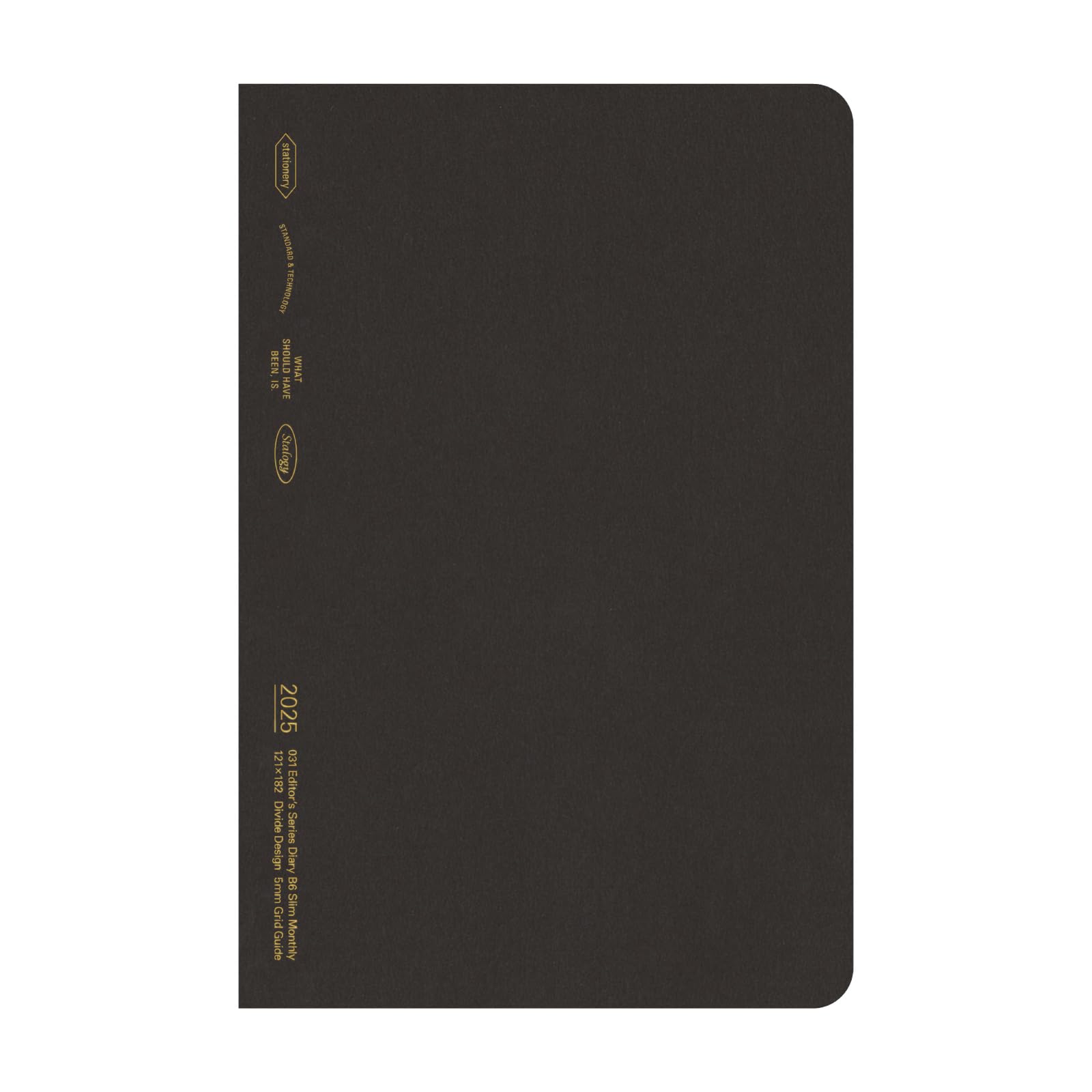 

Nitoms 2025 B6 Slim Monthly SS0119 December Planner, Black, (Starts 2024) чёрный