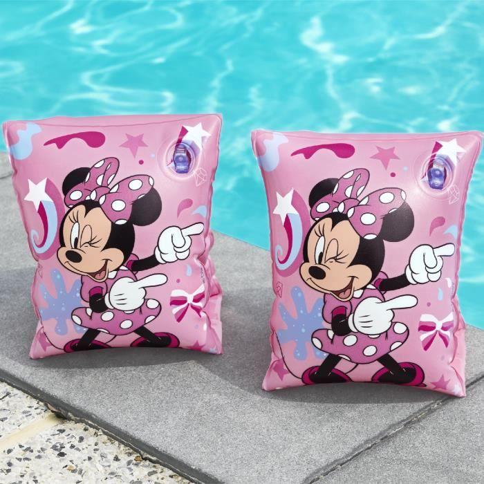 Brassards Gonflables - Bestway - Minnie Mouse - 17x12,5 Cm - Double Chambre À Air - Rose Disney