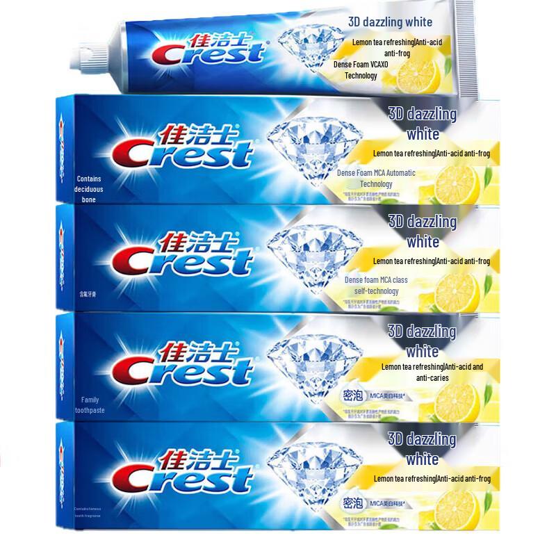 Crest 3D White Lemon Tea Toothpaste (4-pack)