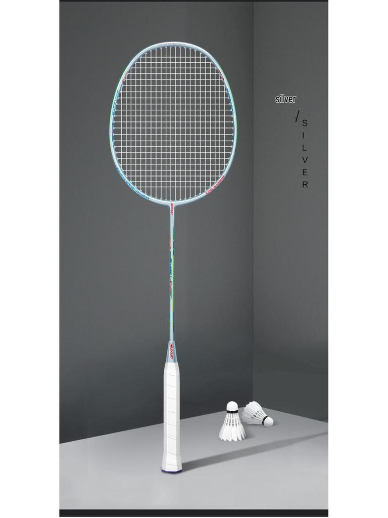 Muxun Carbon Fiber Badminton Racket Set - Durable, Balanced, 2-Piece for Adults & Beginners