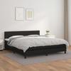 3141011 vidaXL Divan Bed with Mattress Black 160x200 Cm