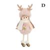 Christmas Plush Angel Doll Pendant Cute Christmas Tree Figurine Pendant Home Christmas Decor Crafts Children's Christmas Gifts