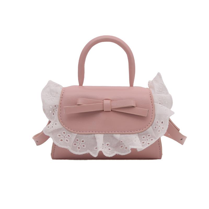 Mini Handbag Bag Women's Fresh and Sweet Lace Shoulder Messenger Bag Fashionable Commuter Bag