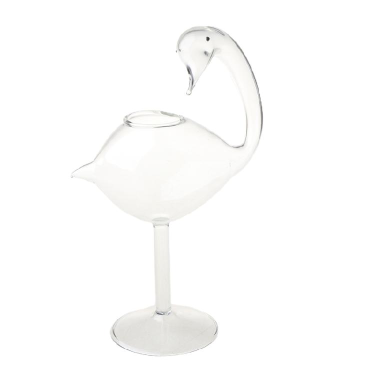 180ml Fancy Red Wine Goblet Exquisite Swan Shape Wine Cocktail Glasses Durable 1