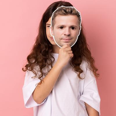3/6 stuks Aangepaste Foto Gezichtsmaskers Gepersonaliseerde Grappige Hoofd papier Gezichtsmasker Verjaardag Vrijgezellenfeest decoraties fotohokje rekwisiet