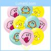 Geburtstagsfeier mit Kirby-Thema Hängende Flaggen-Dekorationsset mit Spiel-Kuchenstecker Aluminiumfolienballons Zugflaggen-Set