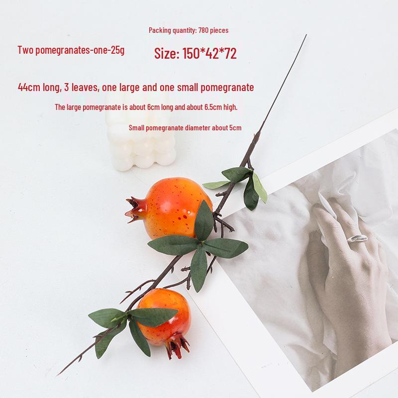 New Year Fortune Bucket: DIY Pomegranate, Persimmon & Apple Floral Arrangement with Foam Berries