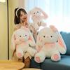 Cute Rag Doll Good Night Sweetheart Lop-eared Rabbit Plush Toy Doll Girl Throw Pillow Children Doll Gift