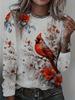 Spring Autumn Long Sleeve O-Neck Women T Shirts 3D Print Streetwear Casual Loose Tops Tees Plus Size