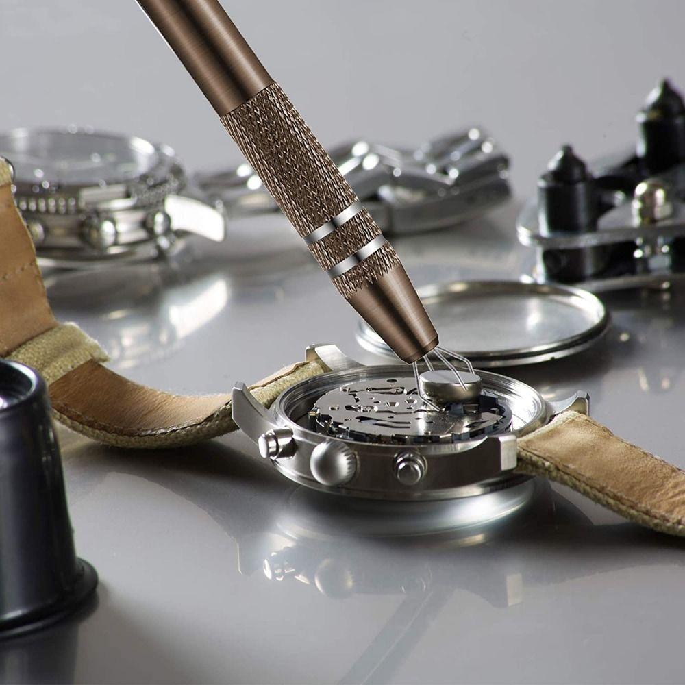 2Pcs Multipurpose 4 Claws Tweezer Non-slip Precision Parts Grabber Pick Up Puller  Screws